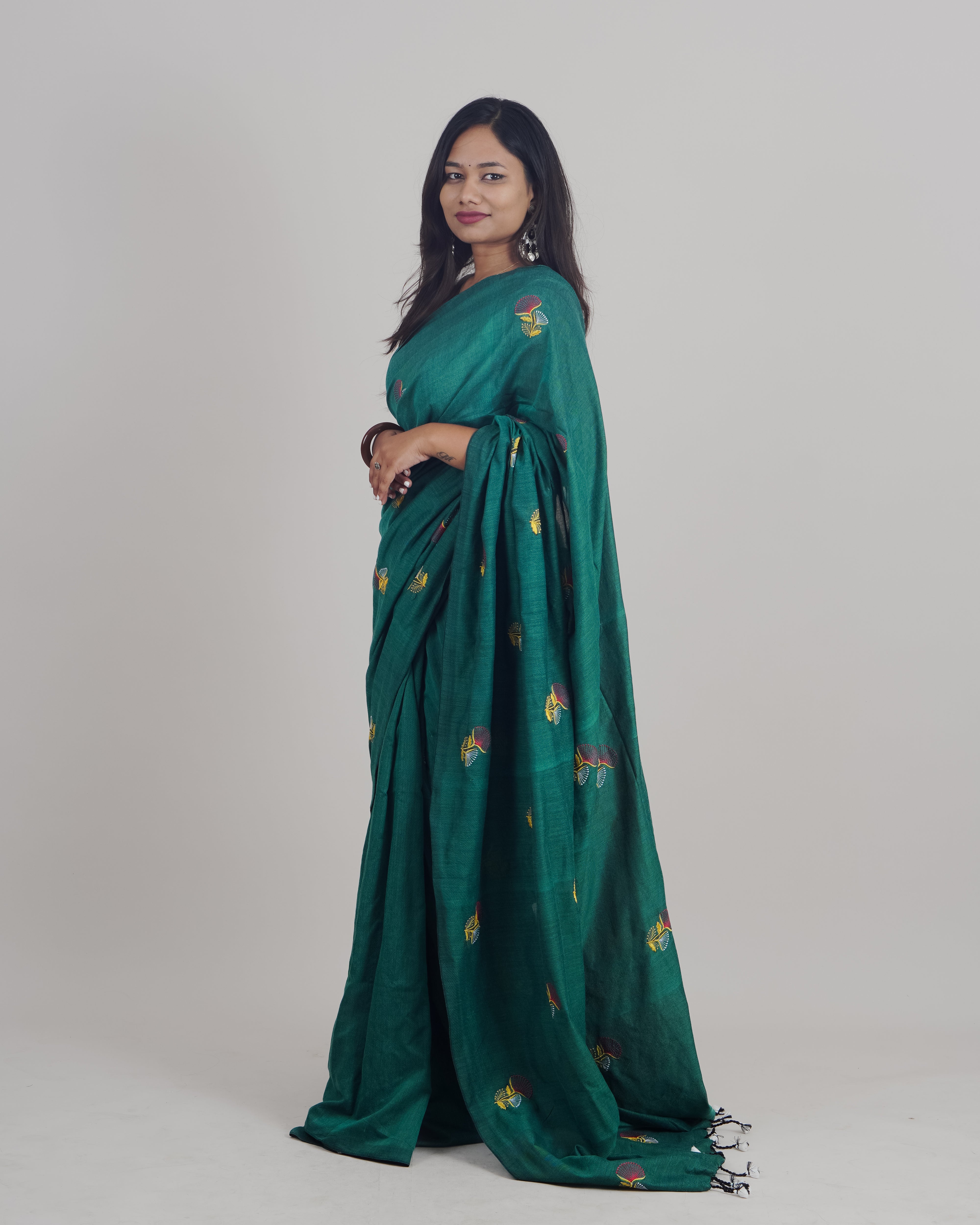 BINDU SEAGREEN KHADI