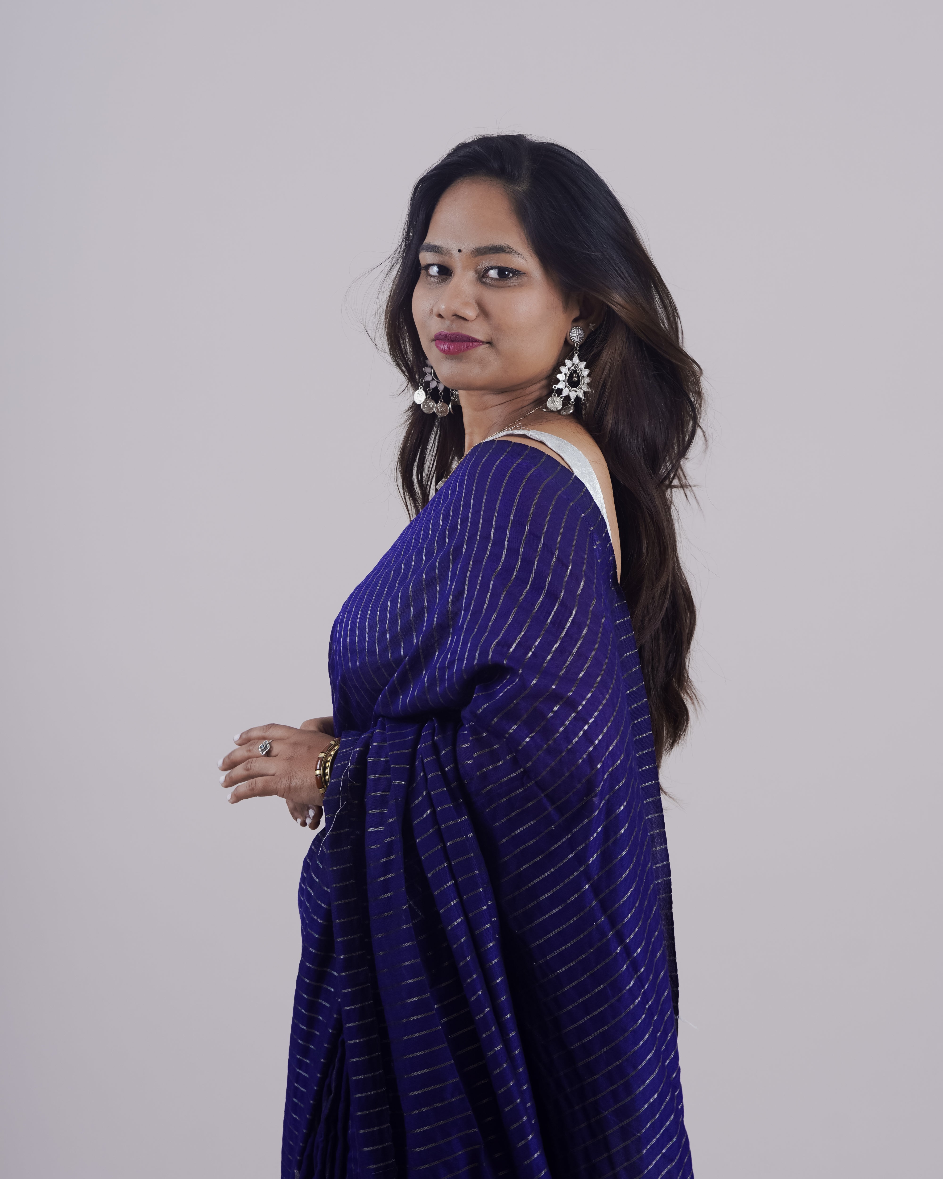 DHARANI BLUE KHADI