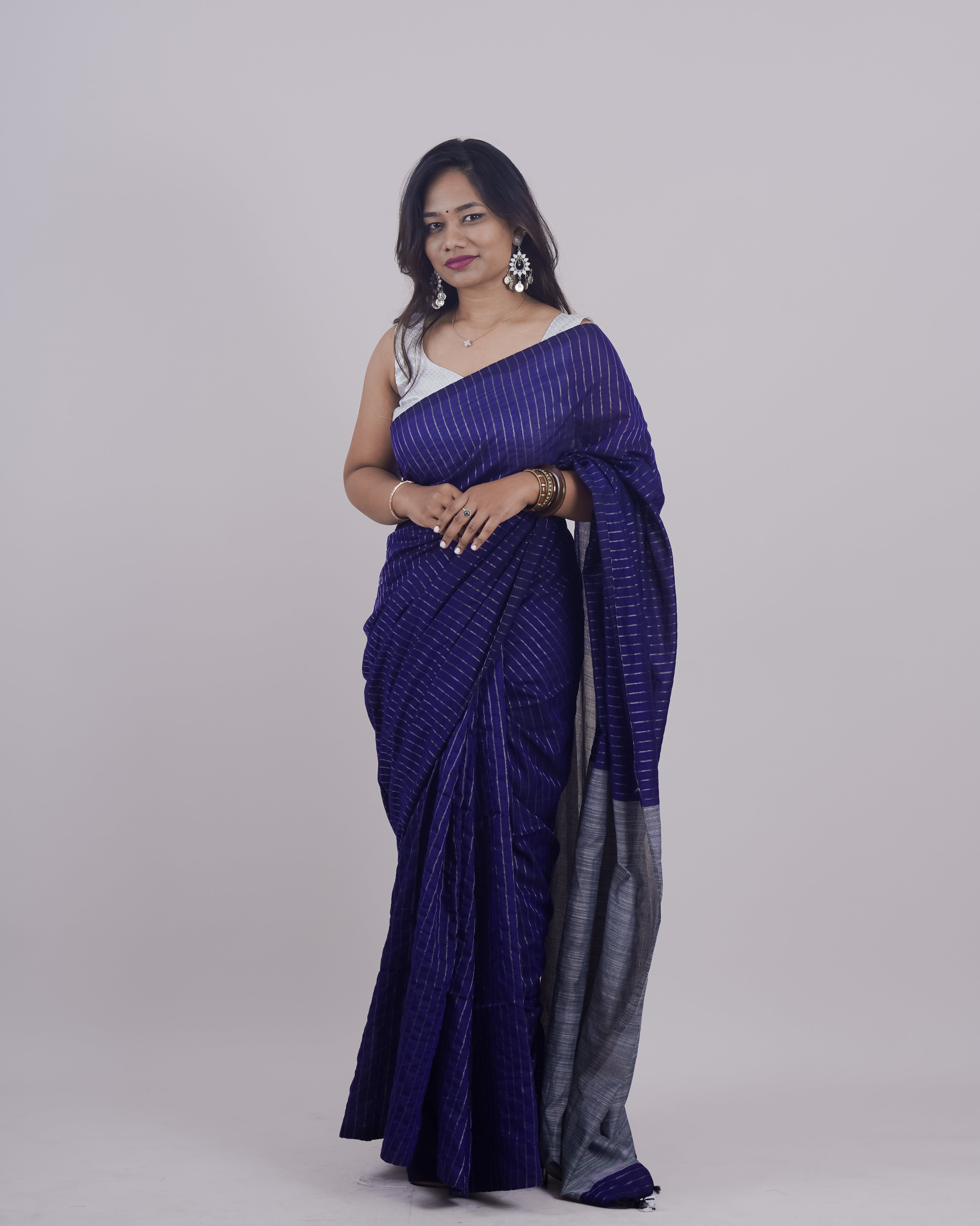 DHARANI BLUE KHADI