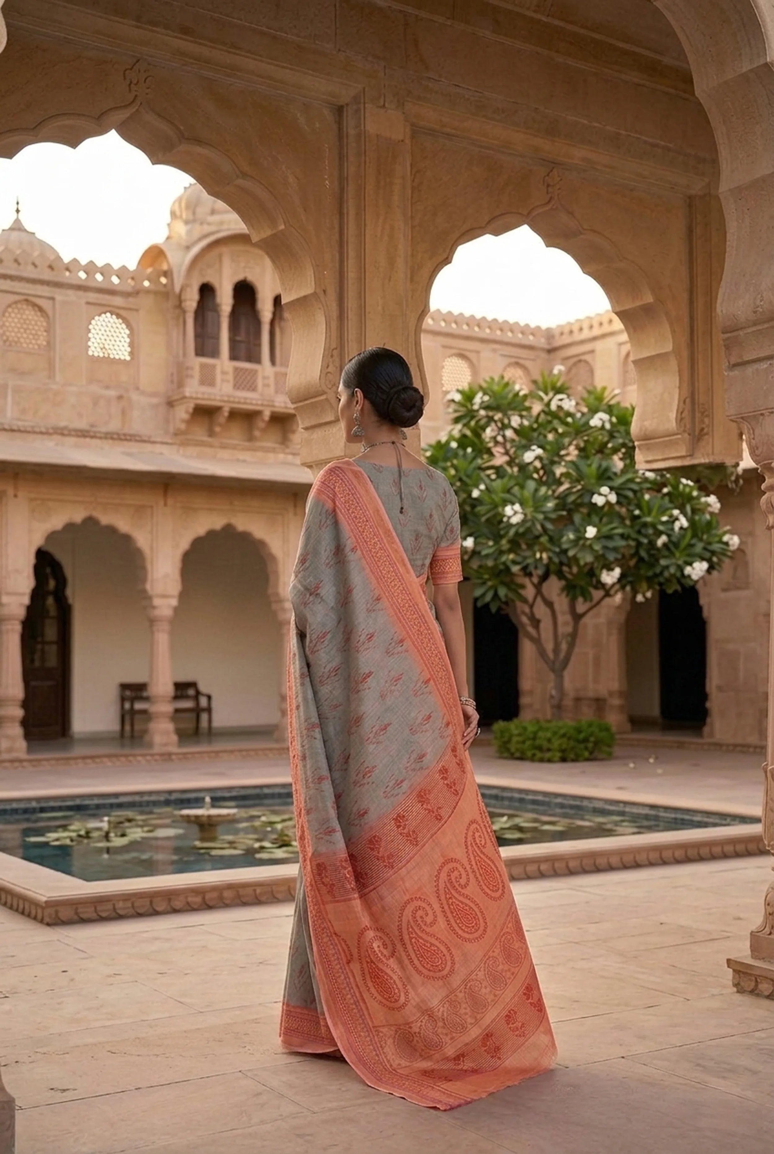 Seethala Cotton Saree