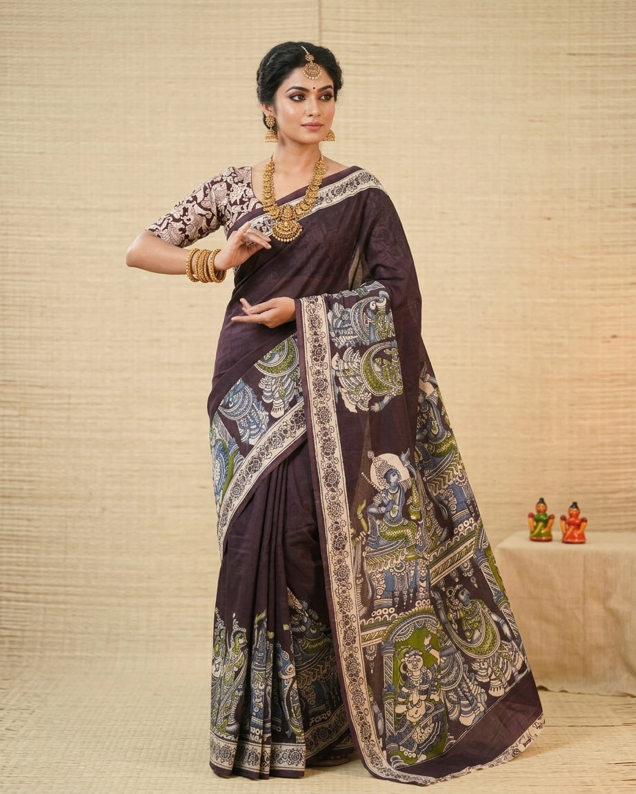 MONA KALAMKARI COTTON