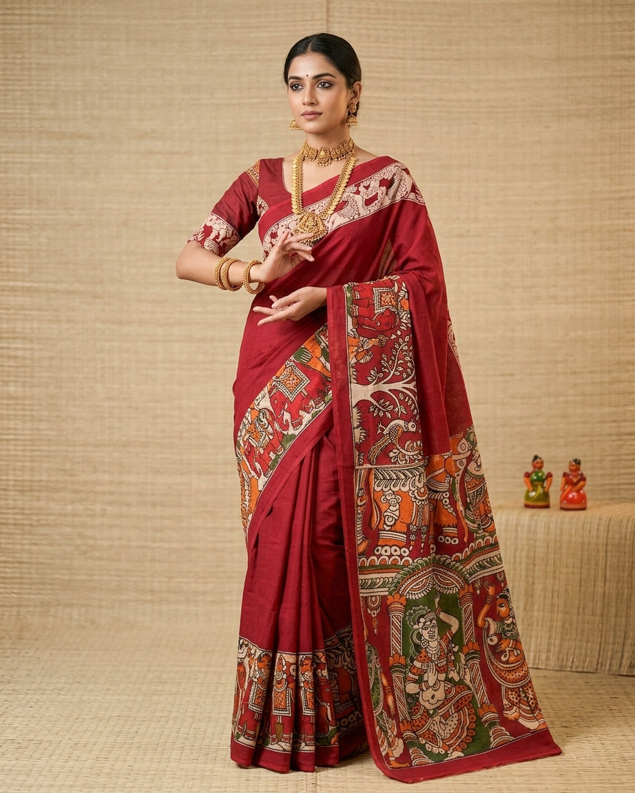 RUSHI KALAMKARI COTTON