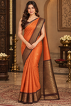 Jaya Orange Kanjivaram Saree