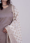 Jhanaki Ash Chanderi Suit