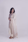 Jhanaki Ash Chanderi Suit