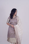 Jhanaki Ash Chanderi Suit