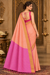 Lily Pink Kanjivaram Saree