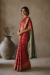 Royce Kanjivaram Red Saree