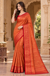 Thulasi Orange Dharmavaram Saree