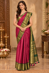 Skanda Pink Kanjivaram Saree