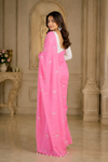 Sakhi Pink Khadi Saree