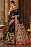 Kala Black Kalamkari Saree