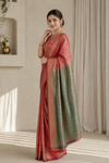 Divita Kanjivaram Maroon Saree