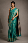 Kethu Kanjivaram Seagreen Saree