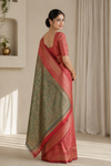 Suvarna Kanjivaram Red Saree
