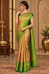 Shilpa Peach Dharmavaram Saree