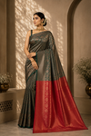 Narmada Kanjivaram Green Saree