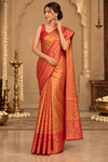 Neeja Red Dharmavaram Saree
