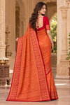 Thulasi Orange Dharmavaram Saree