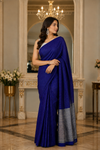 Dharani Blue Khadi Saree