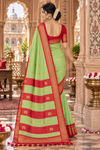 Desi Pistagreen Kanjivaram Saree