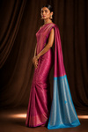 Jiyana Kanjivaram Pink Saree