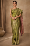 Kamala Kanjivaram Litegreen Saree