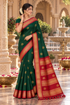 Poonam Green Kanjivaram Saree