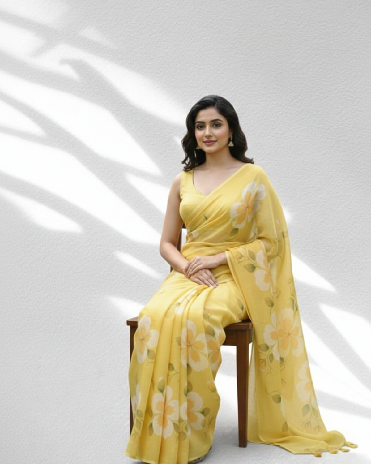 Pooja Linen Saree