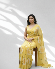 Pooja Linen Saree