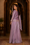 Amulya Lavender Sharara Set