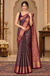 Mahi Pink Dharmavaram Saree