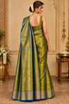 Moss Parrotgreen Dharmavaram Saree