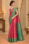 Rakul Darkpink Dharmavaram Saree
