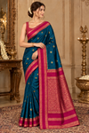 Mouni Darkseagreen Kanjivaram Saree
