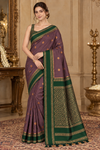 Suma Lilac Kanjivaram Saree