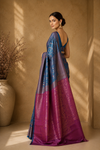 Mosi Kanjivaram Skyblue Saree