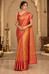 Neeja Red Dharmavaram Saree