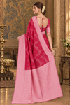 Tansy Maroon Dharmavaram Saree