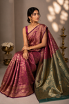 Hiyara Kanjivaram Pink Saree