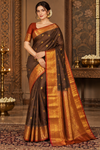 Malli Brown Kanjivaram Saree