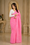 Sakhi Pink Khadi Saree