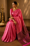 Bhanu Kanjivaram Pink Saree