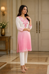 Aria Pink Ombre Kurta Set