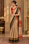 Adah Grey Kanjivaram Saree
