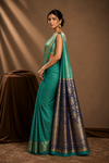Kriti Kanjivaram Seagreen Saree