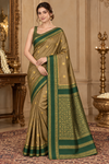Sanju Ash&green Kanjivaram Saree