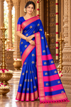 Bebo Royalblue Kanjivaram Saree