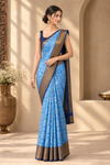 Iris Skyblue Kanjivaram Saree