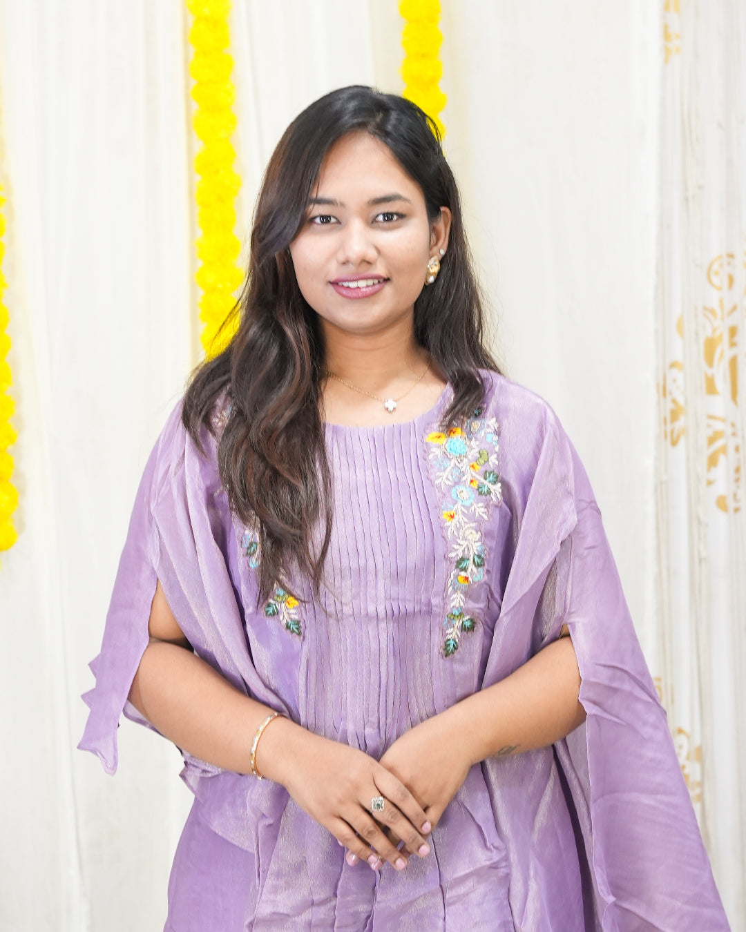 maira Lavender Tissue Co-ord Set 2-Piece